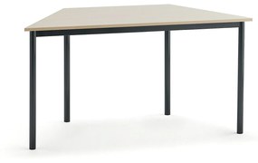 Stôl BORÅS TRAPETS, 1200x600x720 mm, laminát - breza, antracit