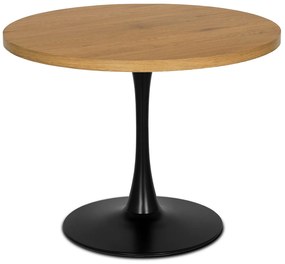 PROXIMA.store - Okrúhly stôl LINO FARBA: tmavohnedá