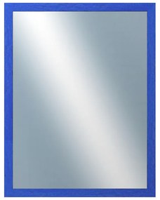 DANTIK - Zrkadlo v rámu, rozmer s rámom 70x90 cm z lišty RETRO modrá (2532)