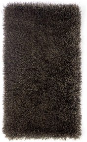 Koberce Breno Kusový koberec LOVE SHAGGY 93600/black-brown, hnedá,60 x 110 cm