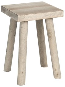 Dekoračné stolička zo svetlého dreva - 18 * 18 * 26 cm