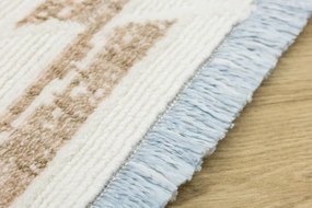 Koberec BROADWAY C0784 biely / žltý / krémový