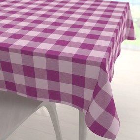 Biante Bavlnený štvorcový obrus Olivia OL-021 Fialová kocka veľká 70x70 cm