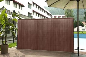 Bluegarden, PVC kryt / tienidlo na terasu-balkón 100 x 400cm, hnedá, OGR-20007