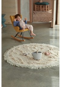 Béžový bavlnený detský hrací koberec ø120 cm Island – Lorena Canals