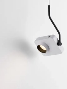 LED stmievateľný biely moderný luster Kedros