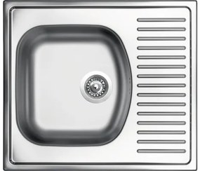 Nerezový drez Sinks Short 580V 0,5 mm matný