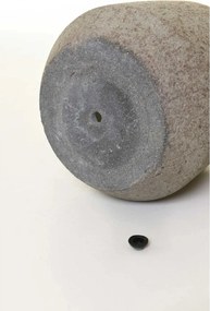 Dizajnový kvetináč SASSO, vláknocement, 32x28 cm, sivý