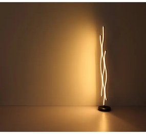 Globo 67206S - LED Stojacia lampa GERONIMO LED/28W/230V 3000K čierna