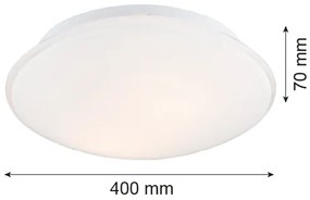 Argon 3224 - Stropné svietidlo GIN 3xE27/15W/230V biela