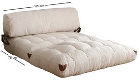 Skladacia pohovka Fold Kadife 2 White