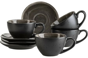 Mäser Sada šáliek na kávu s podšálkami NiaraOrganic 4+4 ks