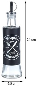 Excellent Houseware Sklenená fľaša na olej/ocot Morgan 300 ml sada 2ks
