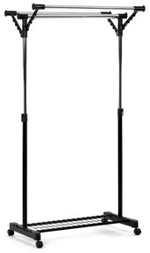 Autronic BONTEC Stojan na šaty, kov, čierna, 84521 BK Farba: Čierna