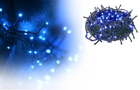 Vianočné svetielka vnútorné modré 100 LED