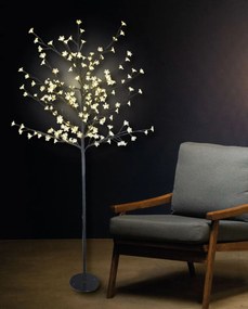 LED svetelná dekorácia stromček, napájanie: sieťové, teplá biela, výška: 150 cm