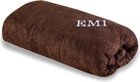 Plachta posteľná hnedá froté EMI, Plachta 180x200