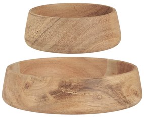 IB LAURSEN Drevená miska Acacia Wood – set 2 ks