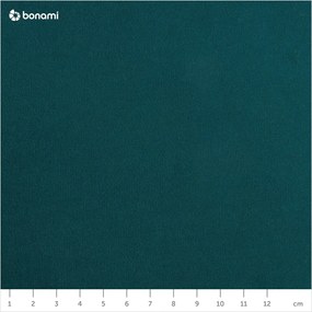 Petrolejovozelená zamatová podnožka Milo Casa Santo