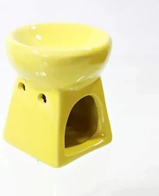 Keramická aróma lampa žltá