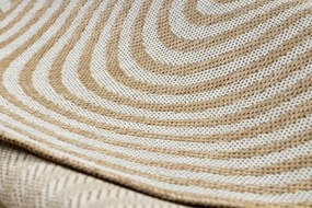 Koberec ORGANIC 2131 geometrický, krémový / naturálny