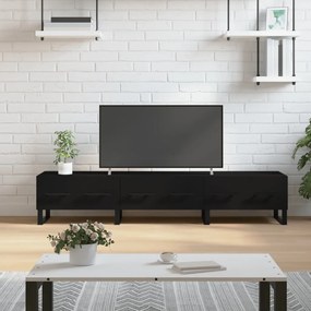 TV skrinka, čierna 150x36x30 cm, kompozitné drevo 829173