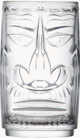 Krištáľové poháre na kokteily Tiki, 4 ks