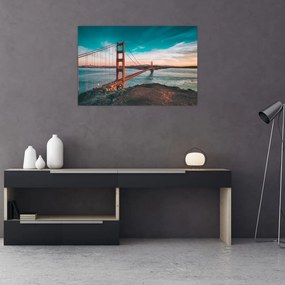 Obraz- Golden Gate, San Francisco (90x60 cm)