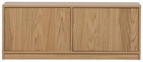 Modulárna knižnica v dekore duba v prírodnej farbe 227x243 cm Modulair – vtwonen