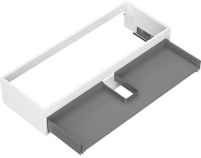 Mexen Box-A, závesná skrinka 120 cm, 1 zásuvka, biela matná, 91AX0-1200-235-1-01