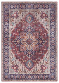 Červeno-fialový koberec Nouristan Anthea, 120 x 160 cm