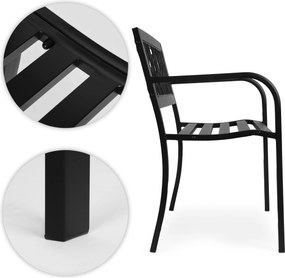 MultiGarden Záhradná lavička s ozdobným operadlom 120x50 cm MultiGarden