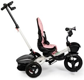 ECOTOYS Detská trojkolka s rotačným sedadlom KIDS Pink