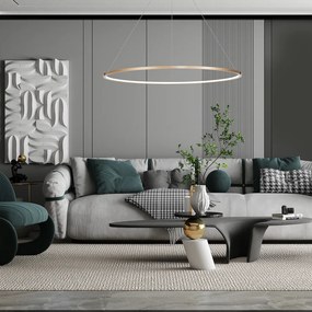 Závesné LED svietidlo Saturno, 1x LED 65w, 4000k, g