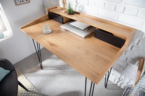 Písací stôl Studio 110cm dubový vzhľad