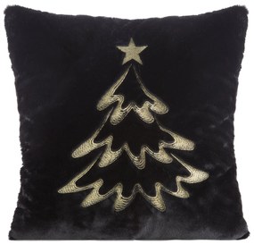 CHLPATÁ VIANOČNÁ DEKORAČNÁ OBLIEČKA NA VANKÚŠ SNOW1 45X45 CM VZOROVANÁ