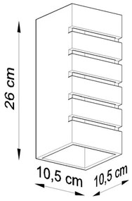 Nástenné svietidlo SAMIR 1xE27/60W/230V biela