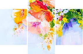 Obraz - Kvety, maľba (90x60 cm)
