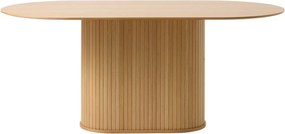 Jedálenský stôl s doskou v dubovom dekore 95x180 cm Nola – Unique Furniture