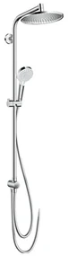 Hansgrohe Crometta S, Showerpipe 240 1jet EcoSmart 9 l/min Reno, chrómová, HAN-27270000