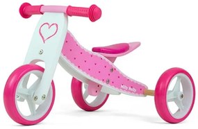 MILLY MALLY Detské multifunkčné odrážadlo bicykel 2v1 Milly Mally JAKE Hearts