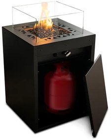 Planika Square GAS - Vonkajší plynový krb 79,7x48 cm 10kW