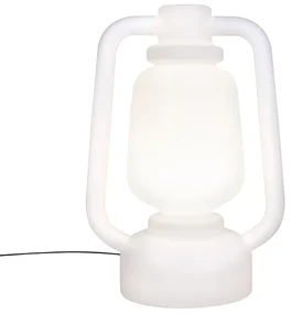 Stojaca lampa biela 110 cm IP44 - Storm Extra Large