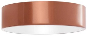 Stropné svietidlo so senzorom CLEO 2xE27/24W/230V pr. 30 cm medená