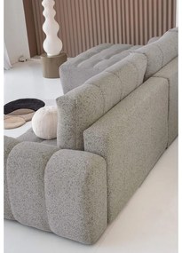 Svetlohnedá rozkladacia modulárna rohová pohovka s úložným priestorom (ľavý roh) Lulu – Miuform