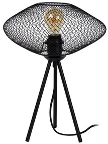 Lucide 21523/01/30 - Stolná lampa MESH 1xE27/40W/230V čierna