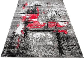 TA Koberec Q541A WHITE MAYA PP ESM Sivý Obdĺžnikový Rozmer: 130x190 cm