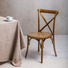 Jedálenská stolička LOSELI drevená / hnedá 712074