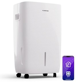 Klarstein DryFy Pro Connect Smart, Odvlhčovač vzduchu, WiFi, Kompresný, 60l/24h, 45-65m²