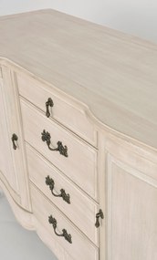 Komoda Venezia 150 cm z masívu béžová